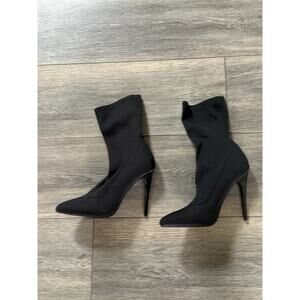 Call It Spring Women's Hailassi Booties Ankle Sock Boot Black Size 7.5 Shoes